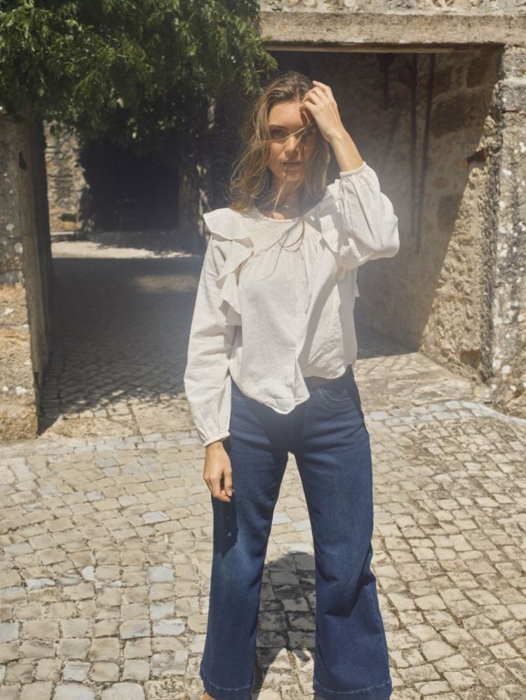 WIDE LEG 401 BLUE DENIM