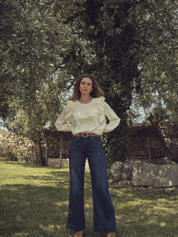 WIDE LEG 401 BLUE DENIM