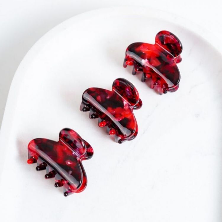 4x2cm DONKERROOD