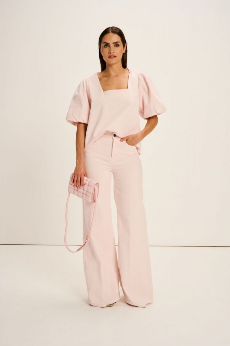 COLORED DENIM LIGHT PINK