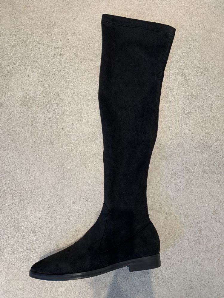 KNEEHIGH BOOT BLACK SUEDE