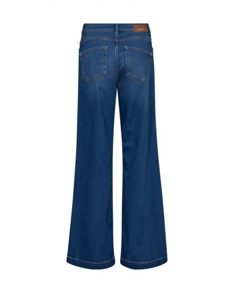 WIDE LEG MID BLUE