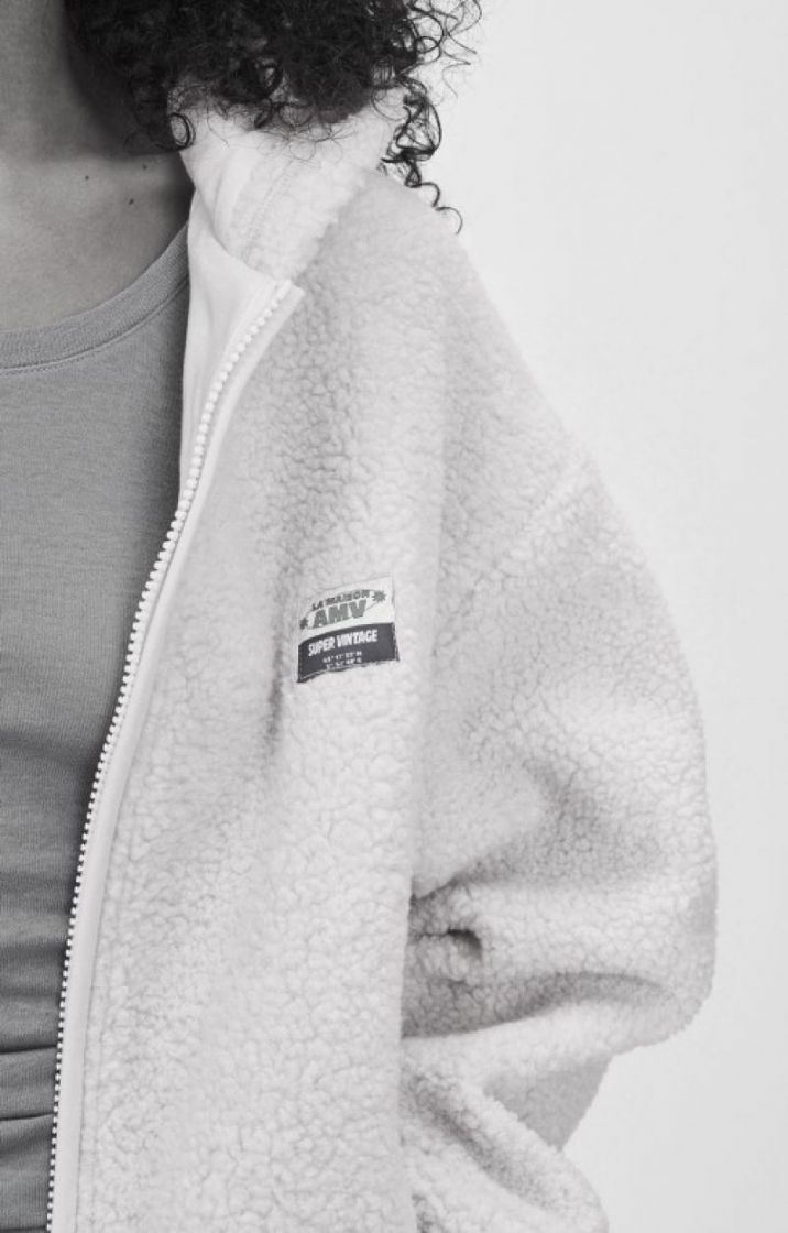 SWEAT CAPUCHE ZIPPE FRAISE