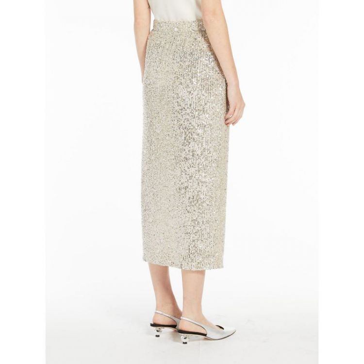 STRASS MIDI KOKERROK 001 CHAMPAGNE