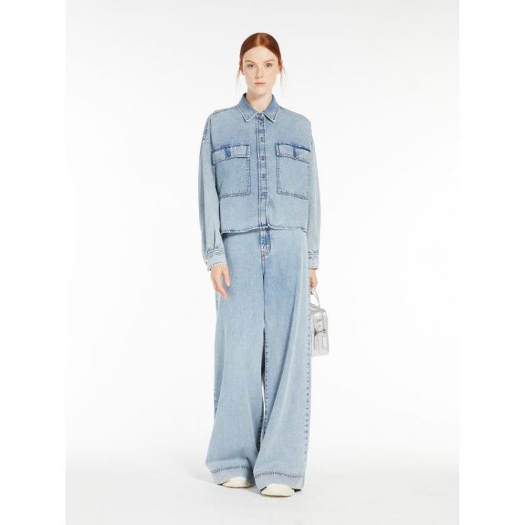 DENIMSHIRT 038 BLEU IMPRIM