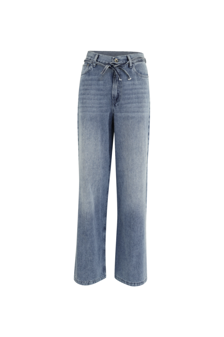 BAGGY FIT WASHED DENIM