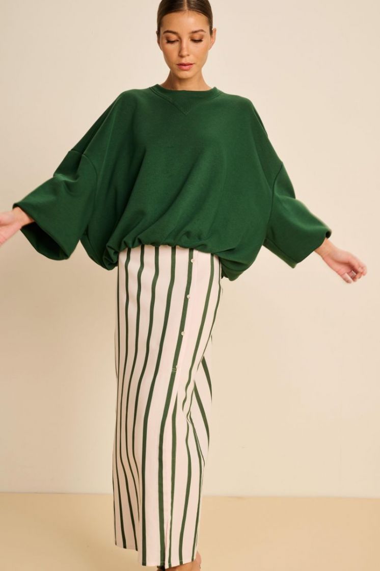 SWEAT ELASTIC WAIST BOTTLE GREEN