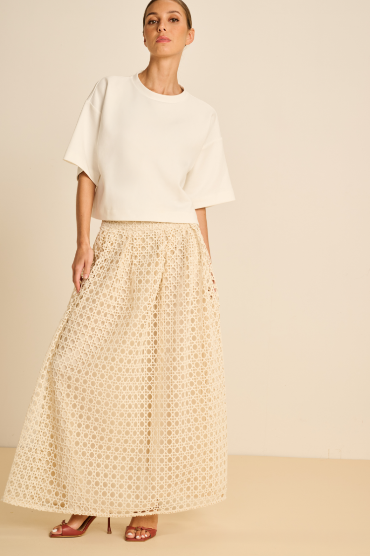 CROCHET LACE ECRU