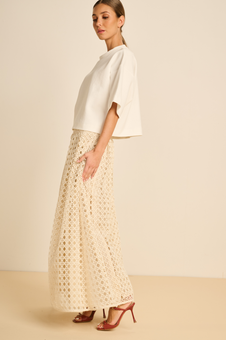 CROCHET LACE ECRU