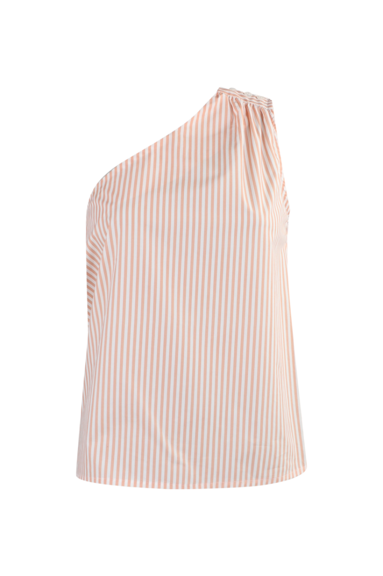 COTON ONE SHOULDER ABRICOT