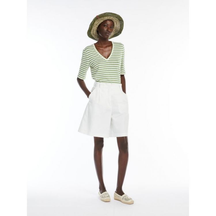 LINNEN COTON MIX 004 VERT ECRU