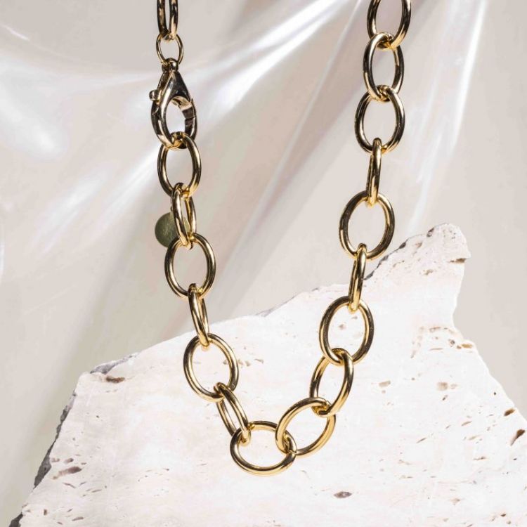 MICA CHAIN GOLD STATEMENT NECK GOLD