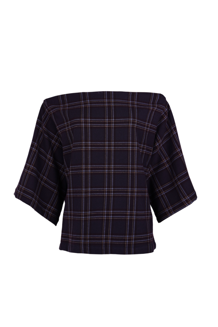 BOLD CHECK NAVY