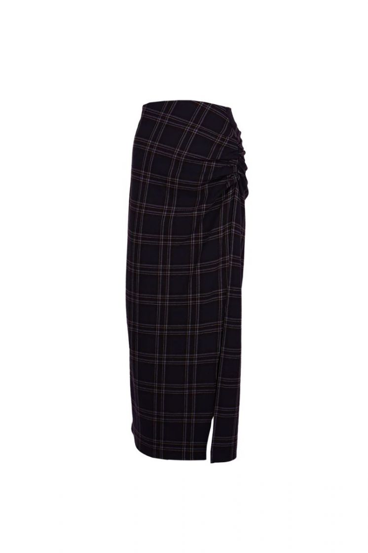 BOLD CHECK  NAVY