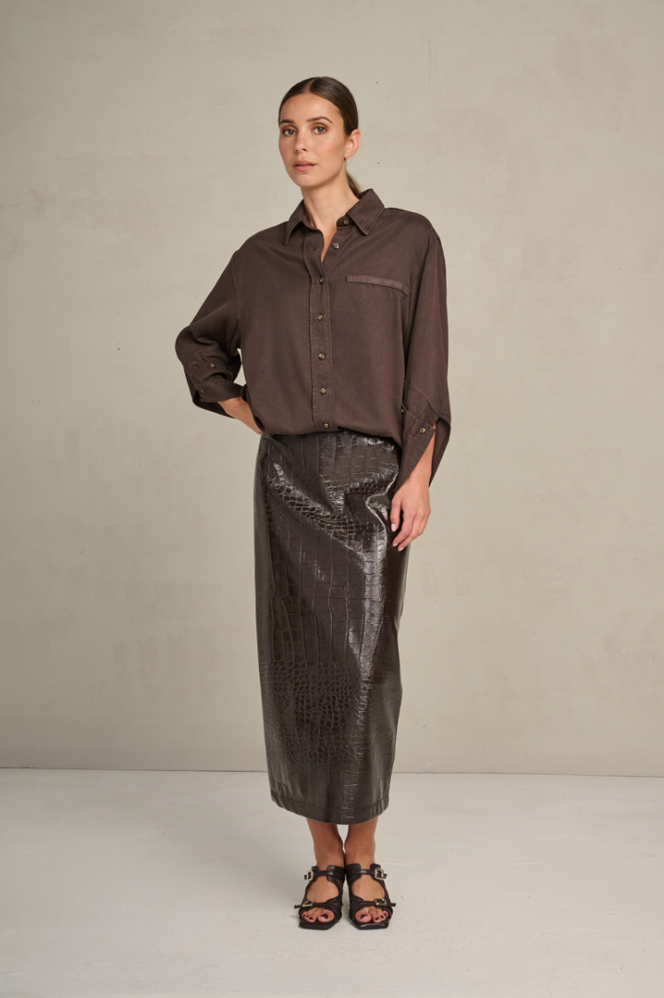VERNICE CROCO CHOCOLAT