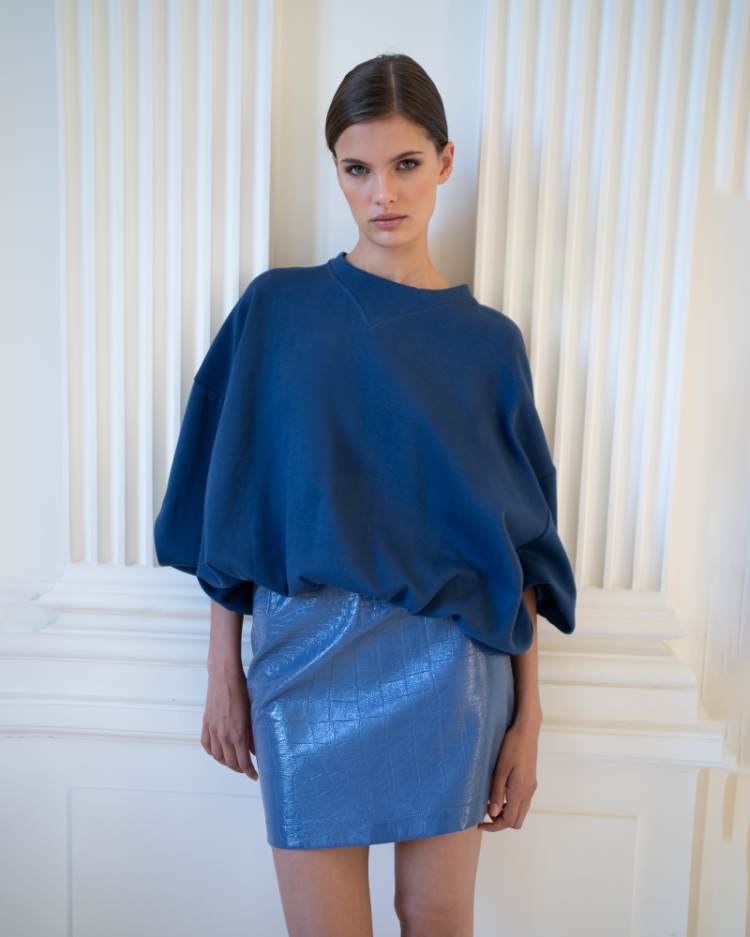 VERNICE CROCO CLOUDY BLUE