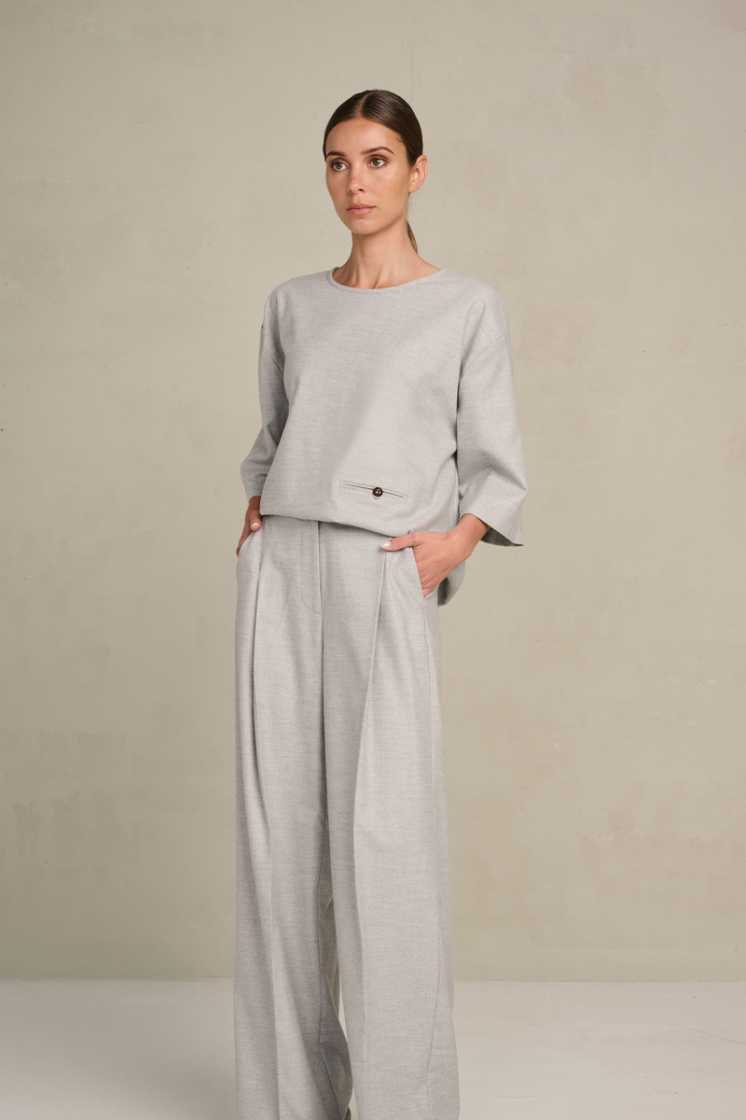SUITING BLEND SILVER GREY