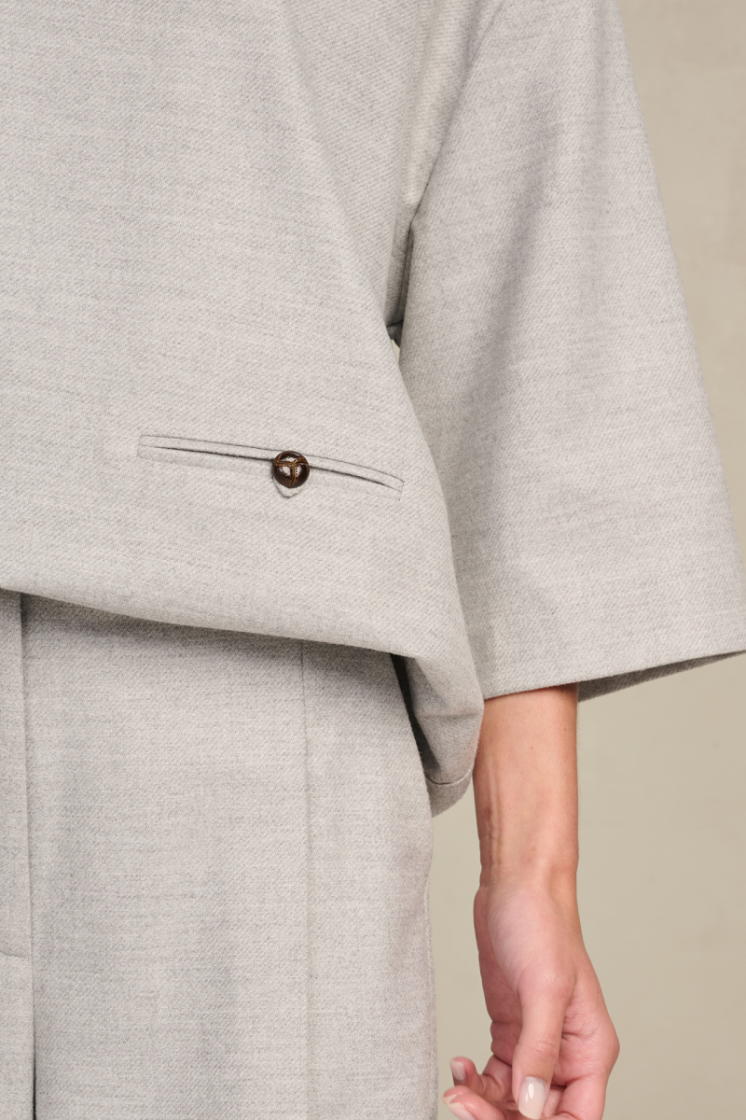 SUITING BLEND SILVER GREY