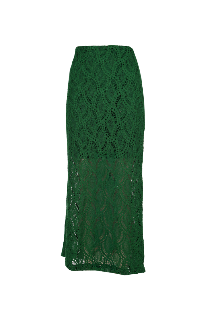 GUIPURE BASIL GREEN