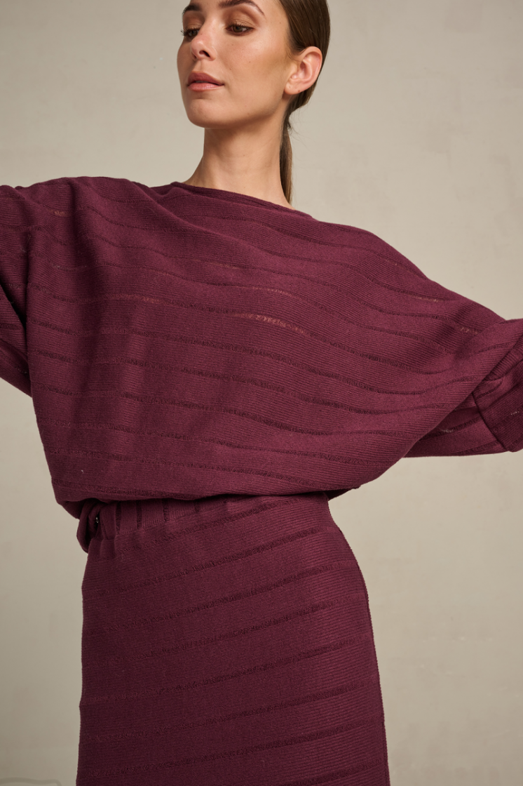SHEER STRIPES BAROLO