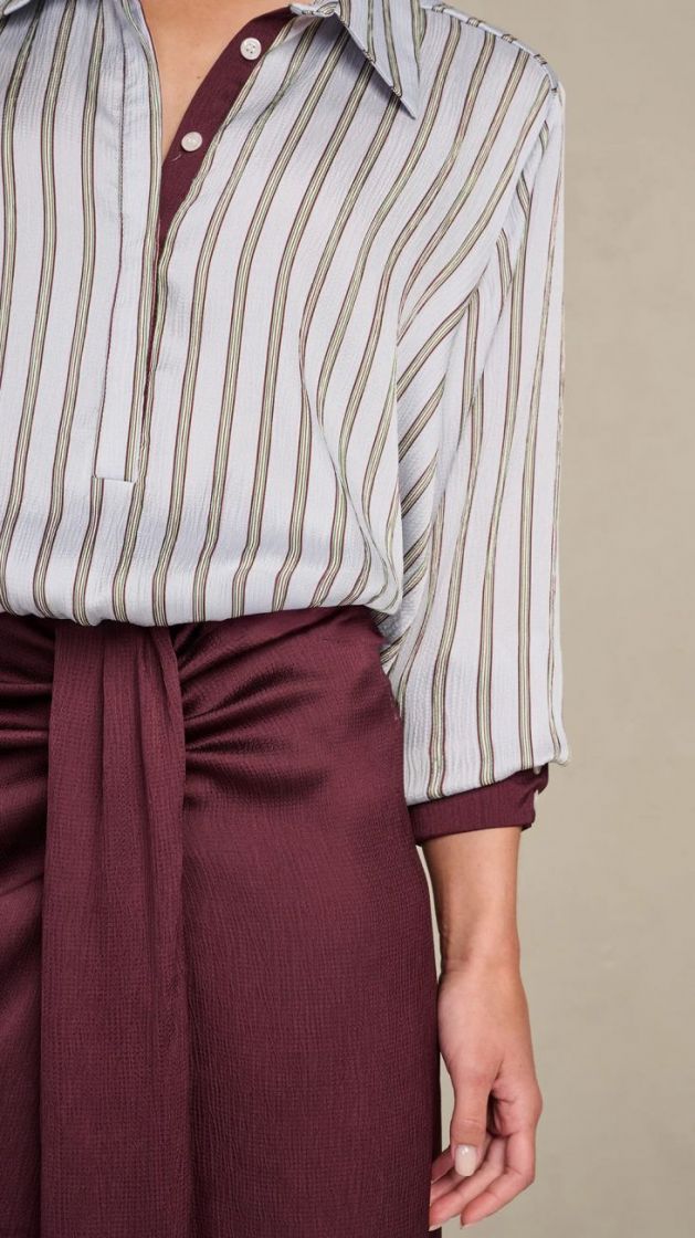 SATIN STRUCTURE  BAROLO BLUE