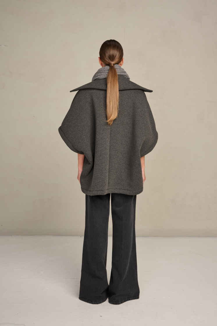 HEAVY BRUSHED TERRY GREY