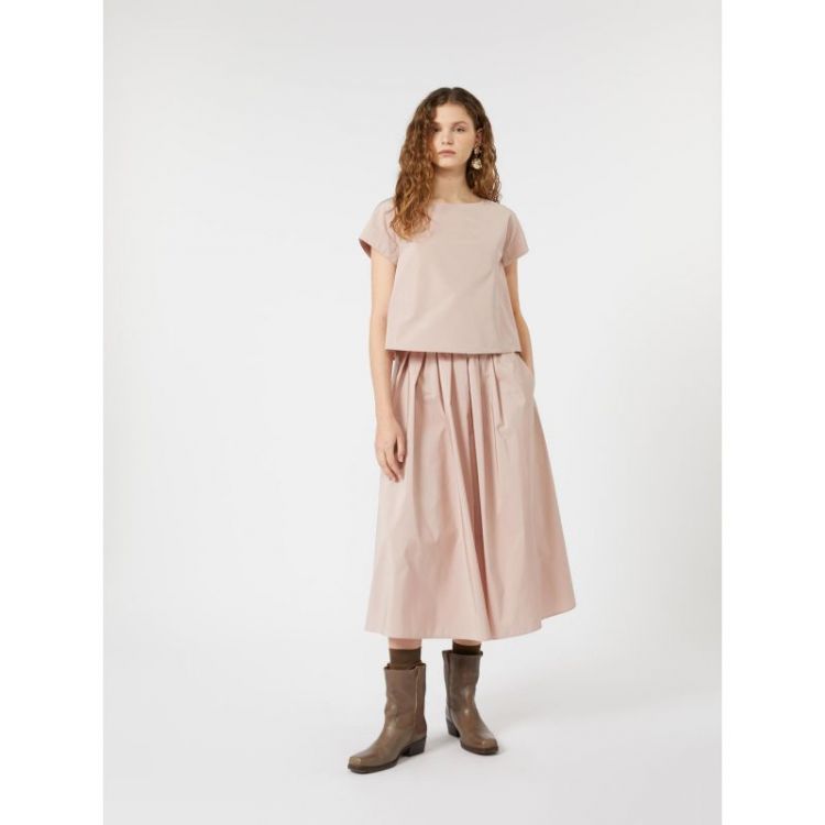 TAFTA MIDI SKIRT 001 POUDRE