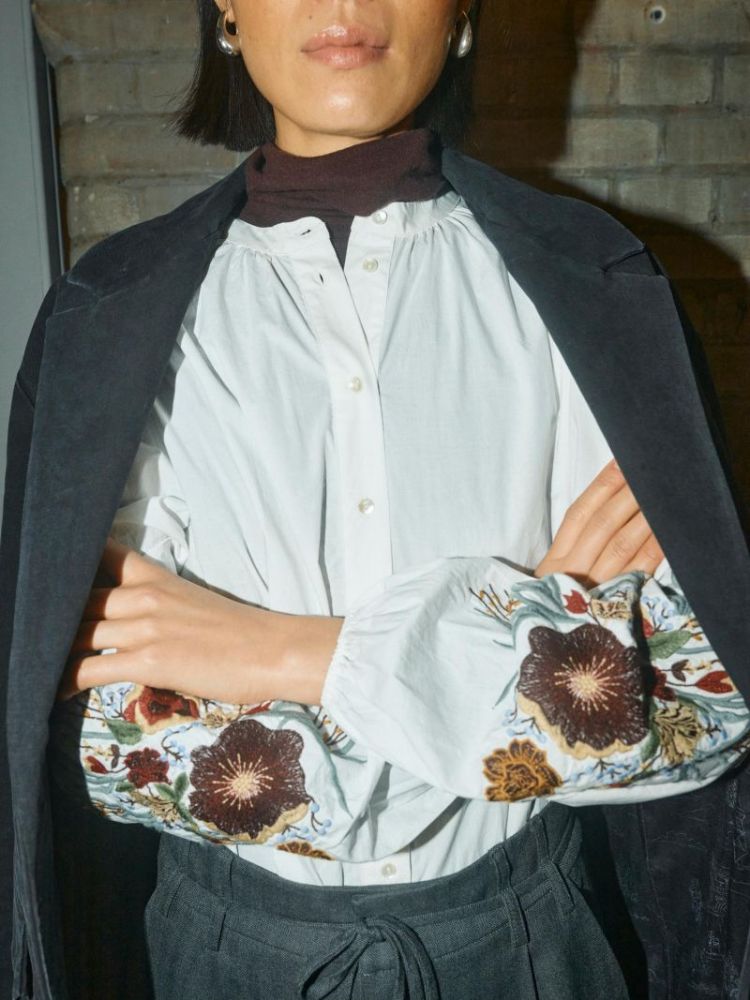 BRODERIE SLEEVE 180 ECRU