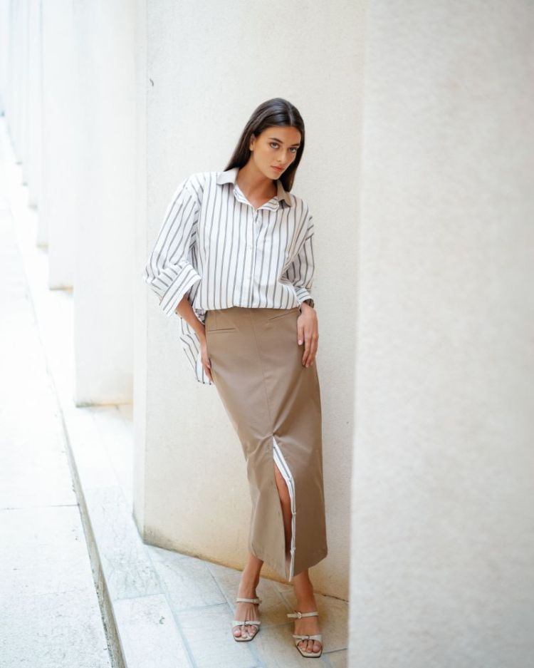 MIDI SKIRT SAFARI