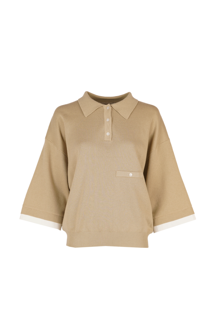 POLOKRAAG SS WITTE BIES SAFARI