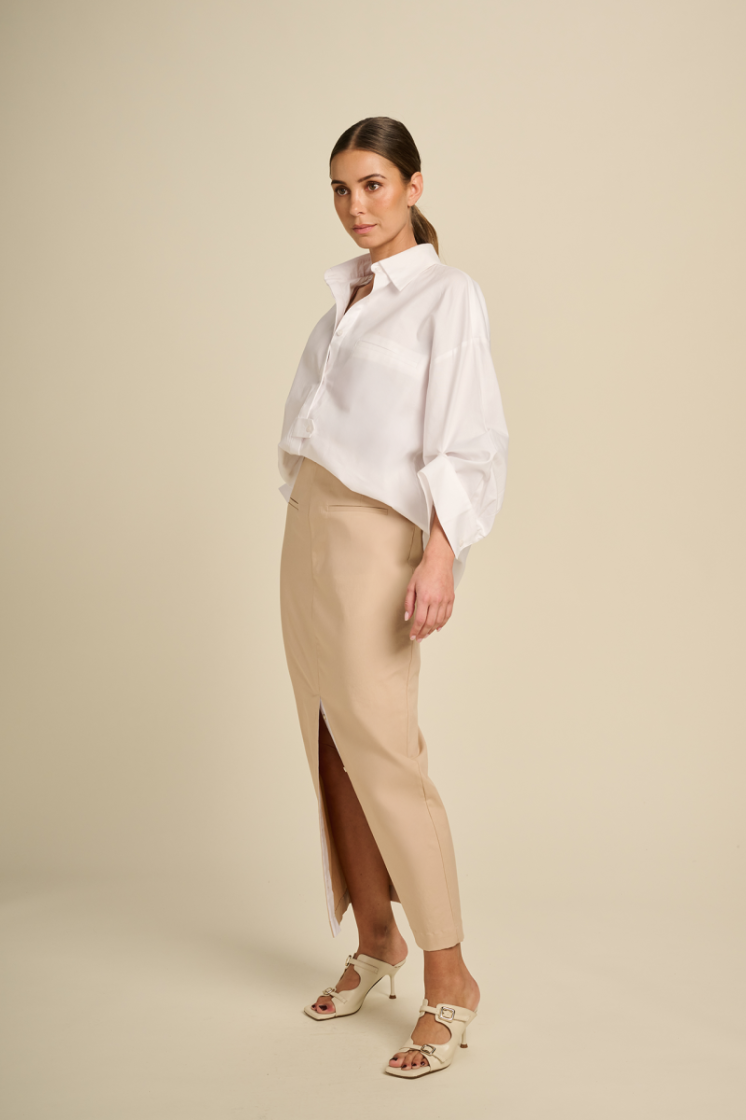 POPLIN SHIRT OXFORD WHITE