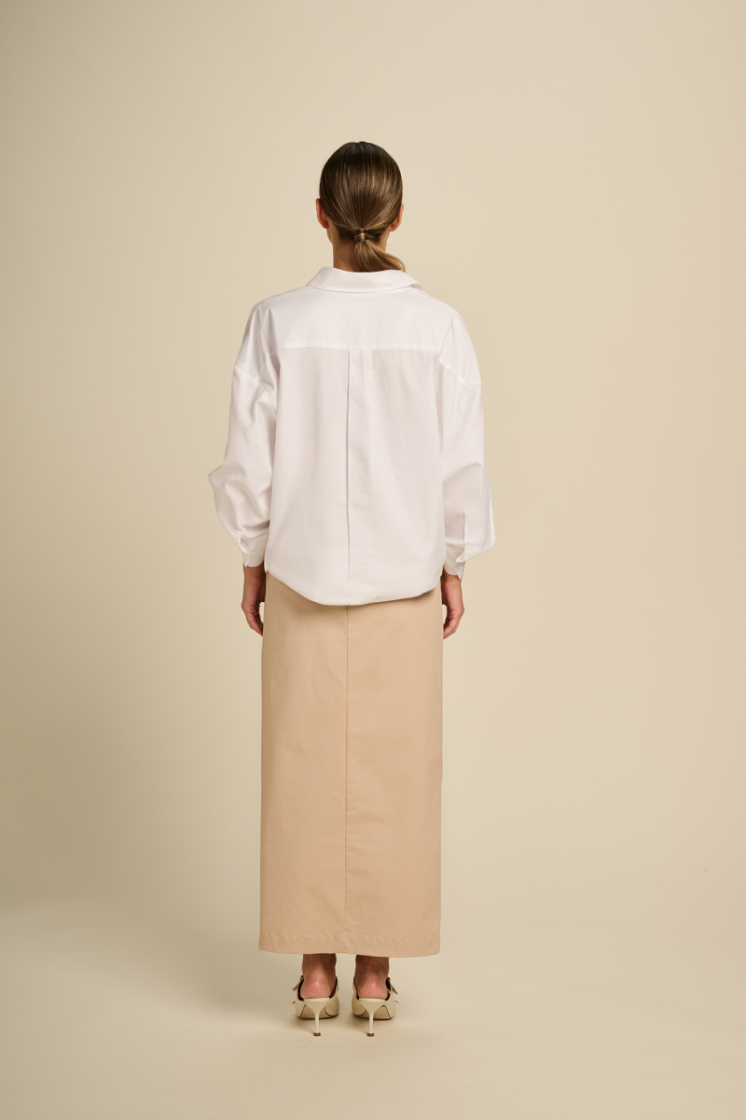 POPLIN SHIRT OXFORD WHITE