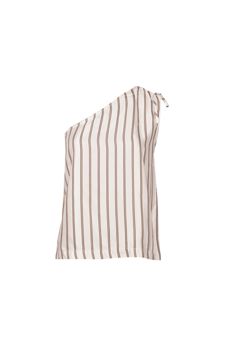 ONE SHOULDER TERRACOTTA