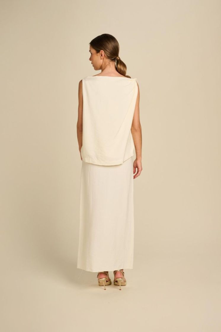 HAMMERED RAYON IVORY