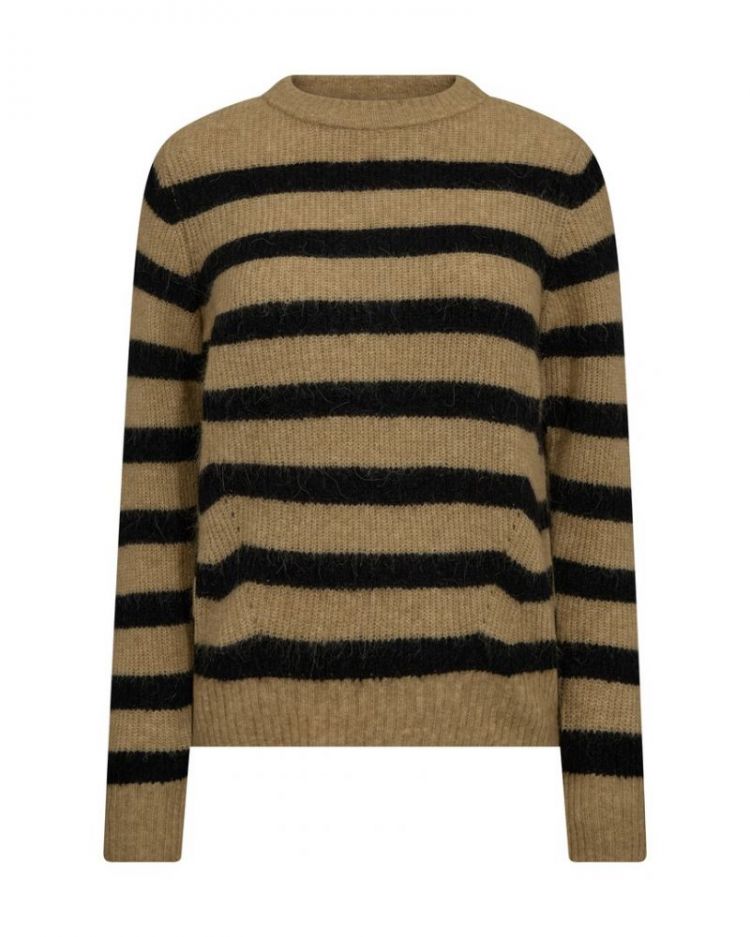 STRIPE TRUE CAMEL
