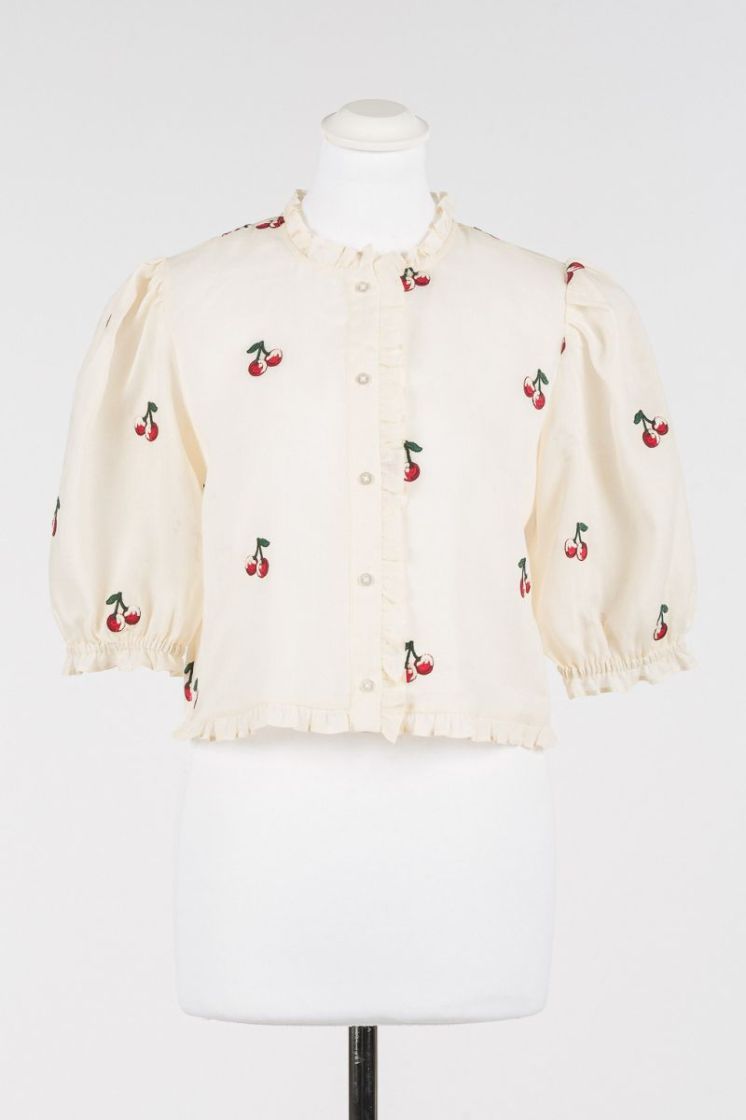 CHERRY LINNEN SHIRT 13577
