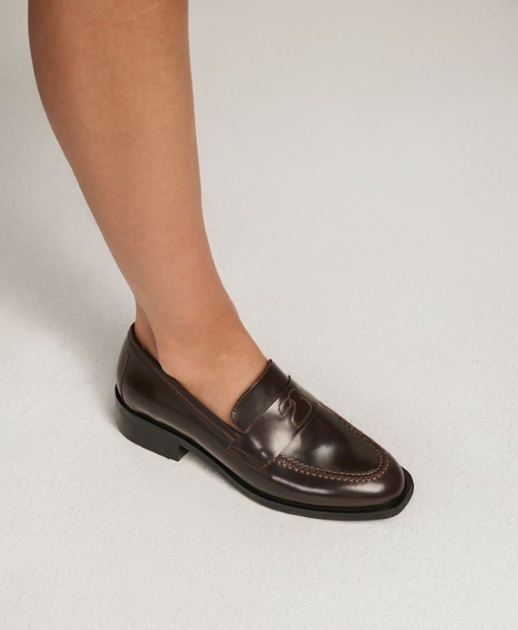 MOCCASSIN UNI CHOCOLAT