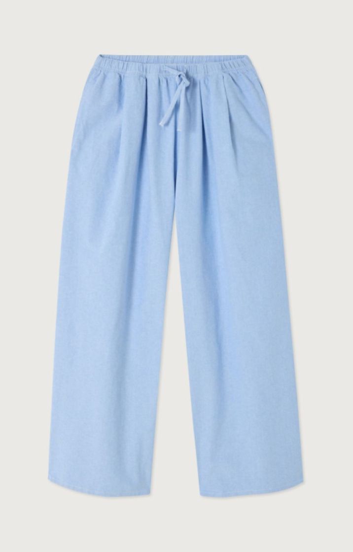CHAMBRAY BANDPLOOI PANTS AZURINE
