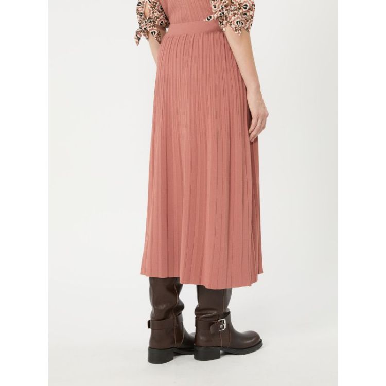 PLISSE TRICOT MIDI SKIRT 002