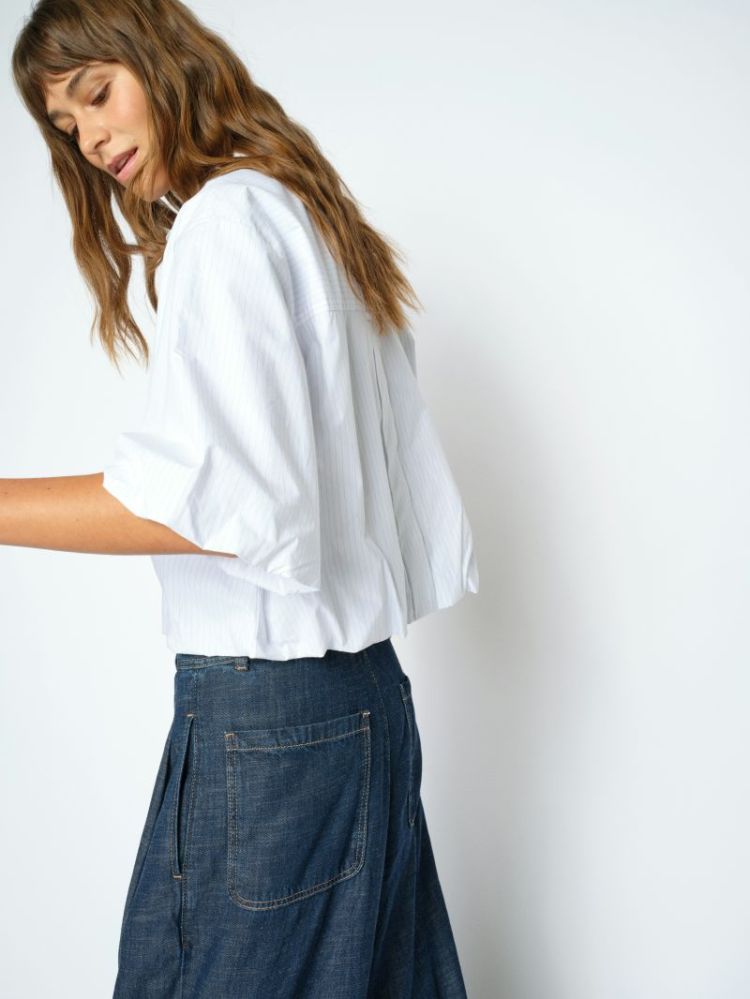 PINSTRIPE POFMOUW 109 BRIGHT WHIT