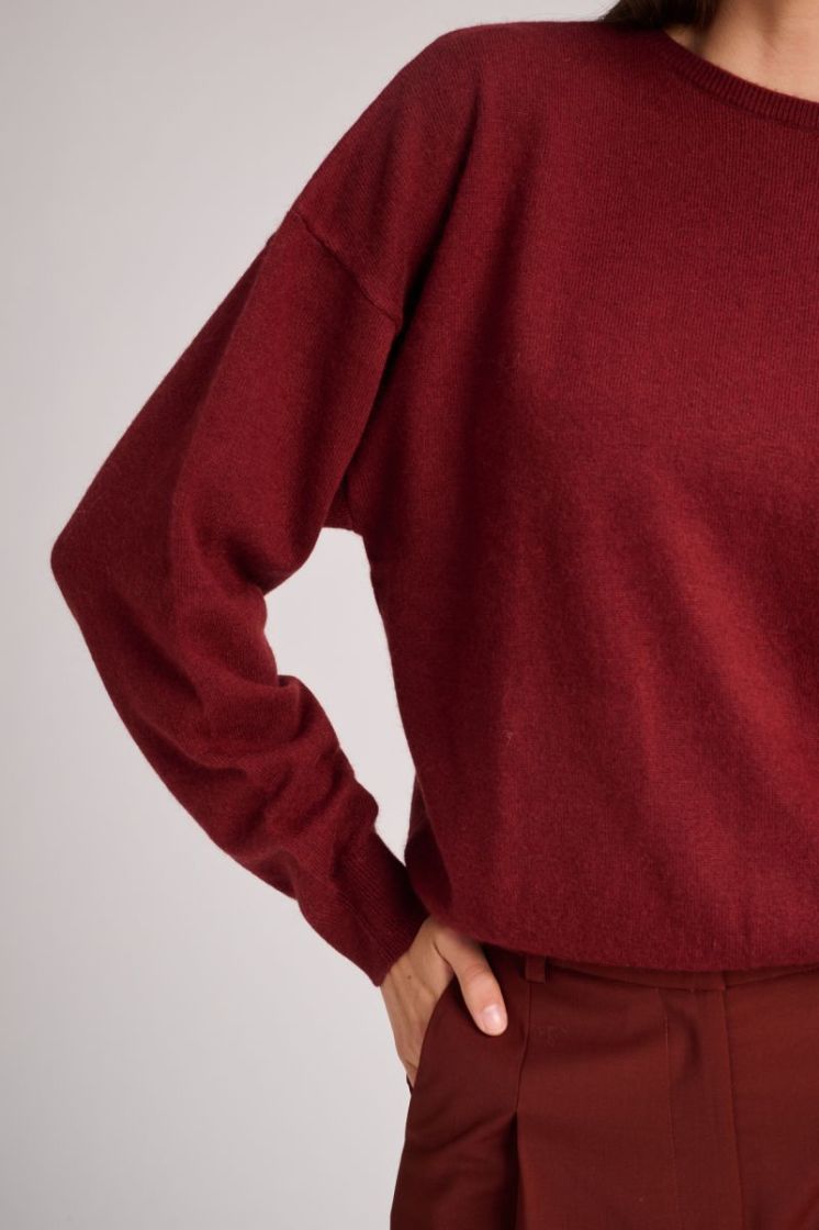 COOLWOOL WIDE LEG RUST