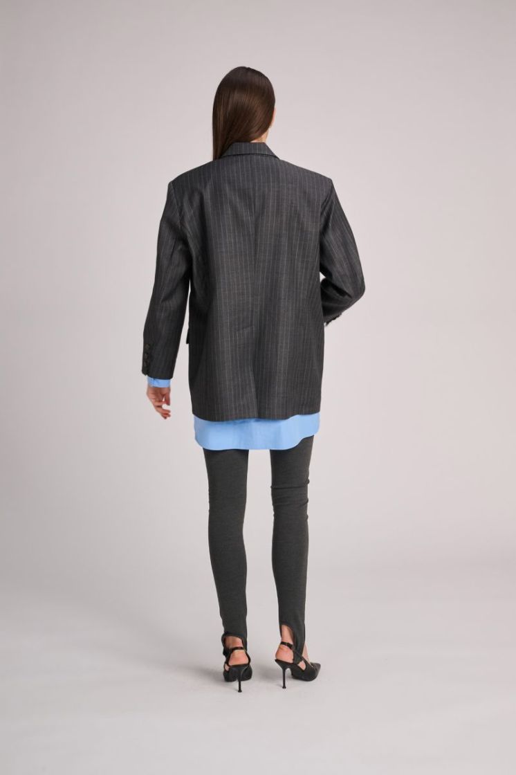 PINSTRIPE DARK GREY