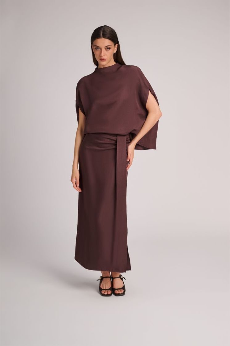 HAMMERED TWILL GRAPE
