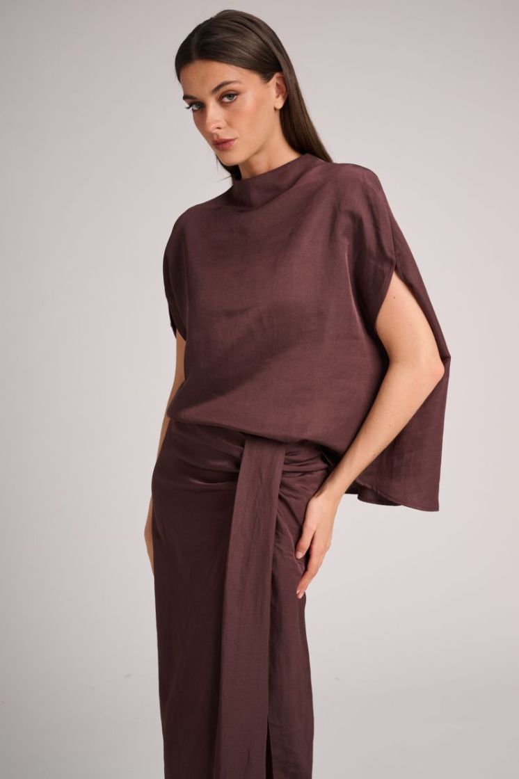 HAMMERED TWILL GRAPE
