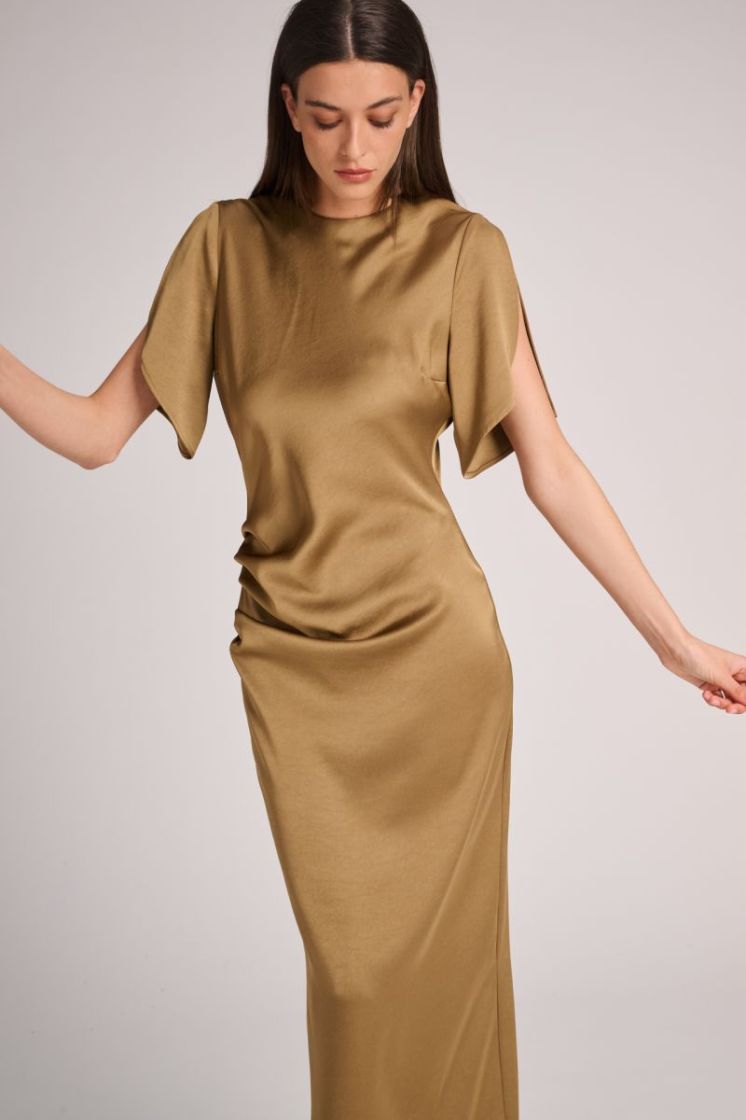 SANDED SATIN OLIVE