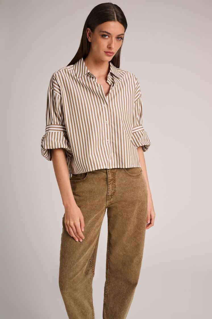 BARREL FIT OLIVE WASHED