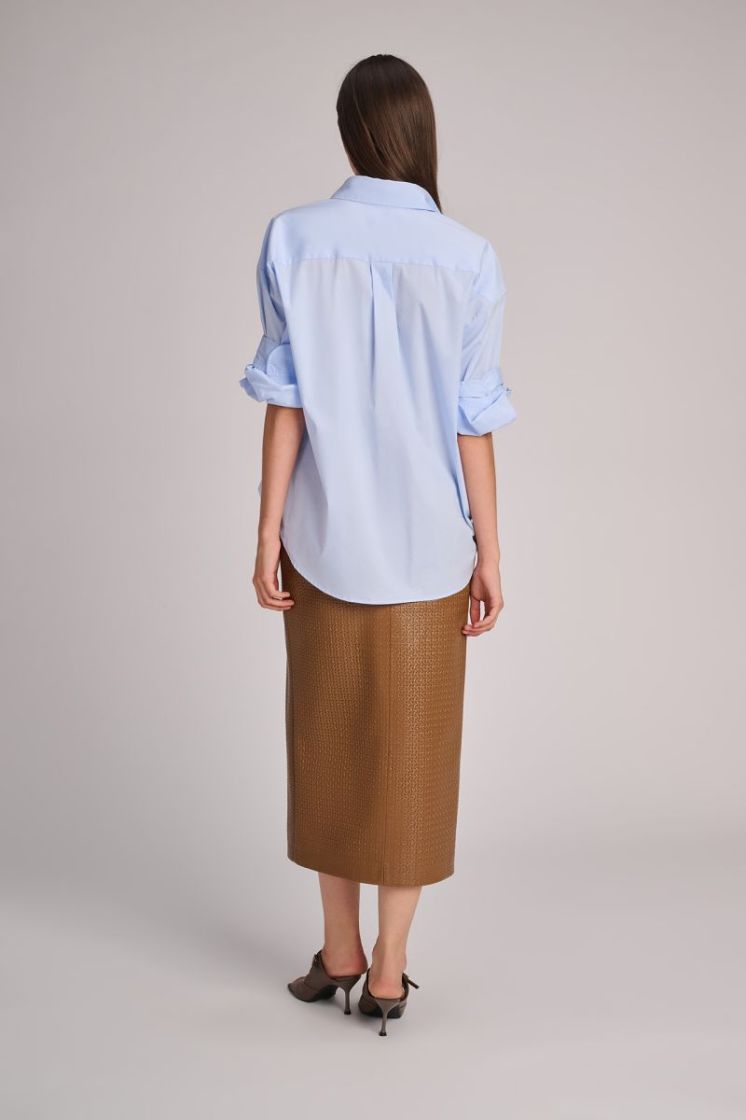 POPLIN UNI SKY BLUE